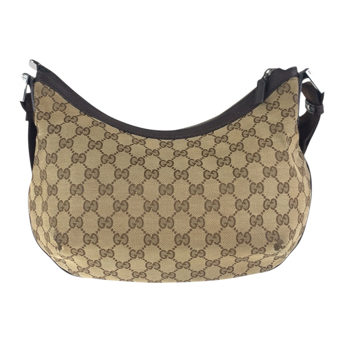 Gucci GG , Messenger Leather Canvas Brown Beige Shoulder Bag 2
