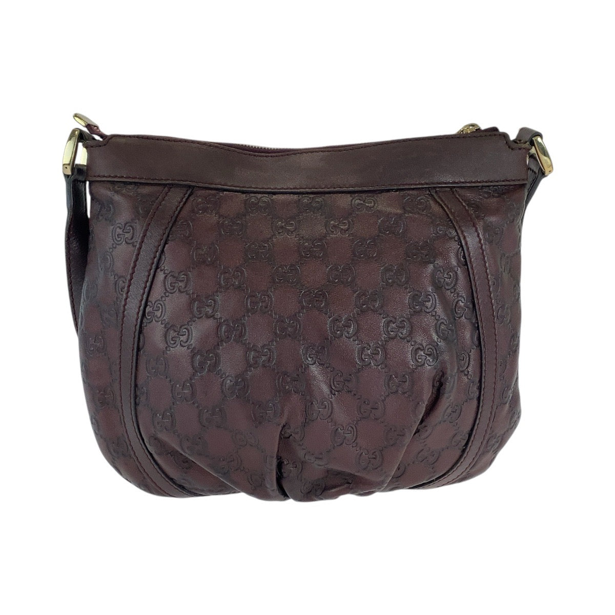 Gucci pochette Abby Guccissima Leather Brown Shoulder Bag