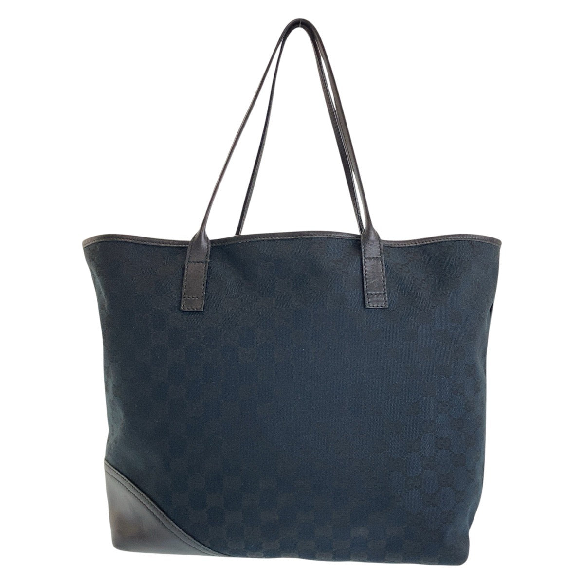 Gucci GG , Newbrit Leather Canvas Black Shoulder Bag