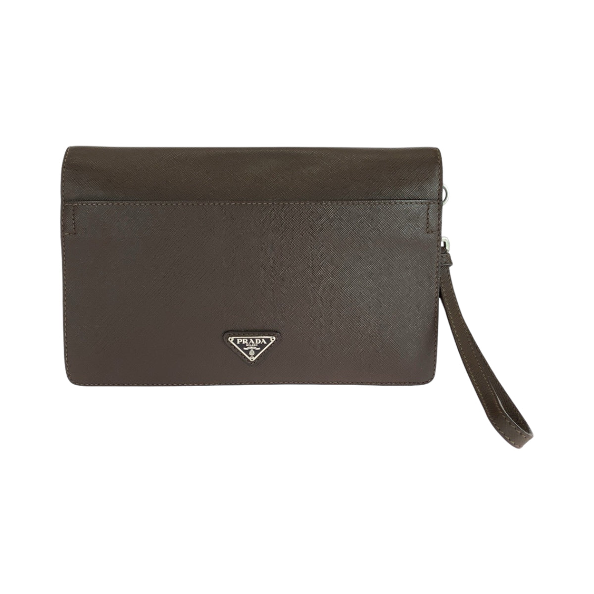 Clutch Bag Metal Clutch Bag Business Bag Leather Brown