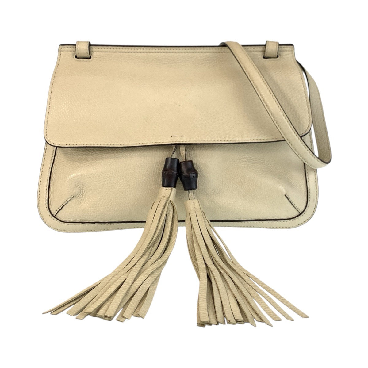 Gucci Bamboo Daily 2Way Shoulder Bag Leather Flap