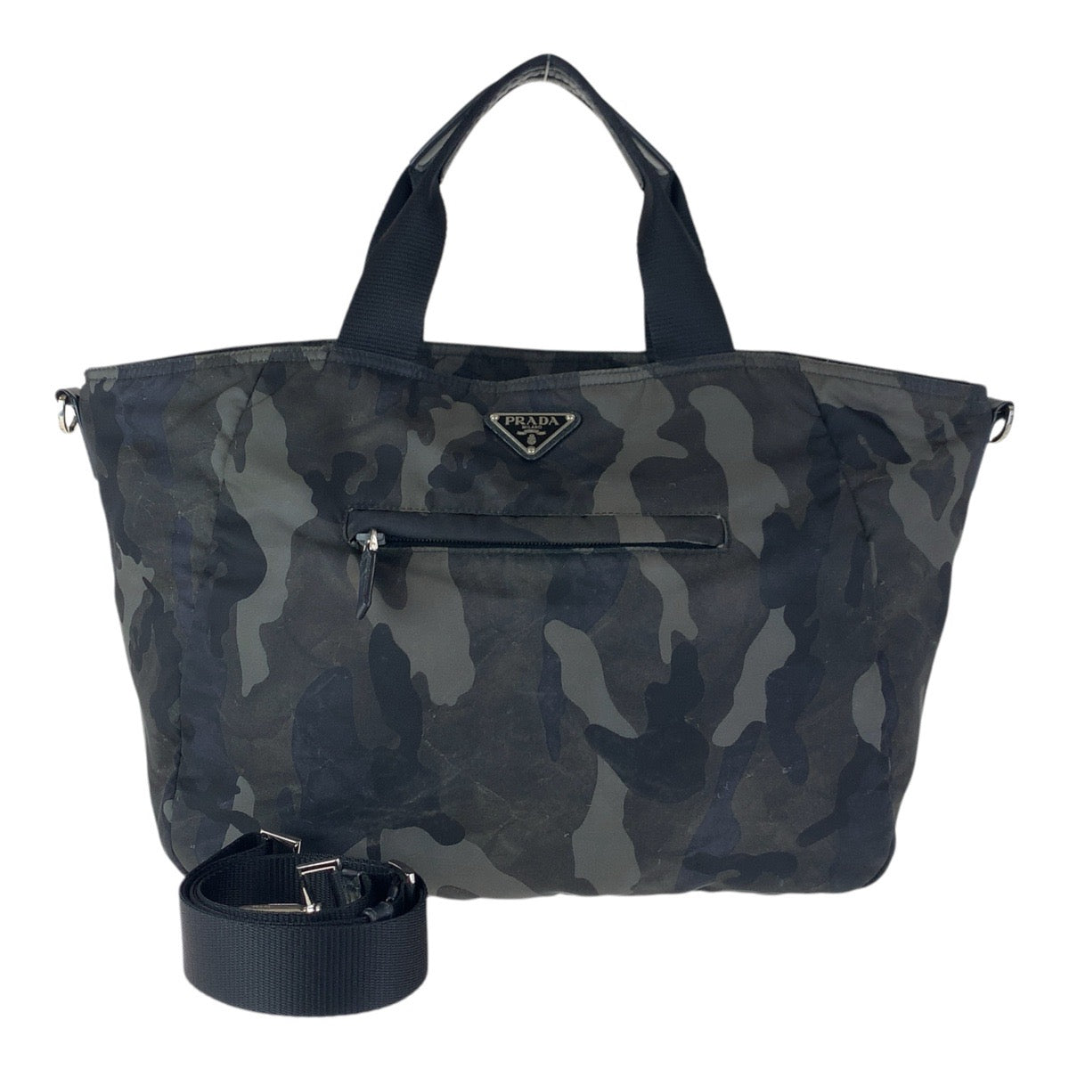 Tote Bag Khaki Silvermetal Tote Bag Shoulder Nylon Shoulder Bag