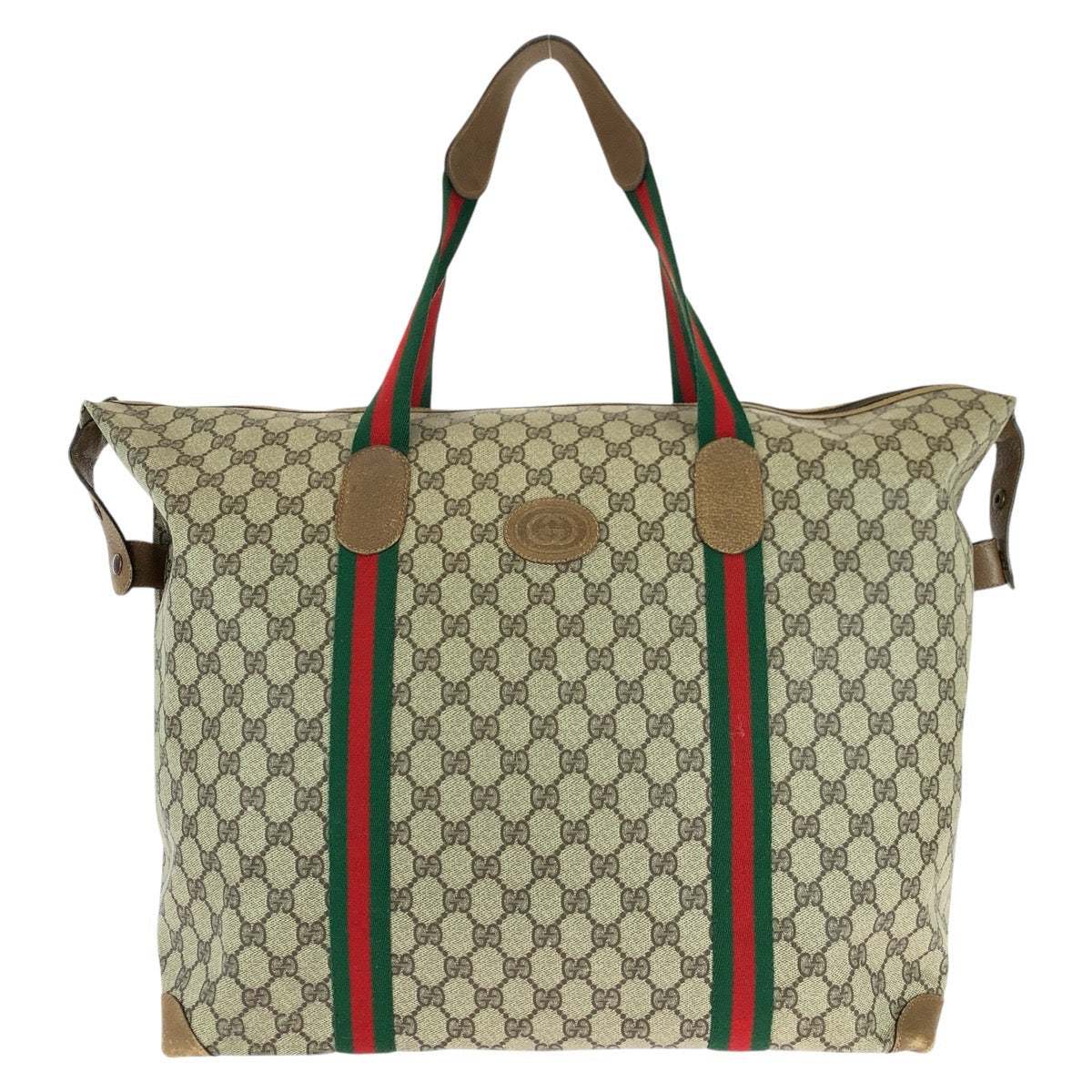 Gucci Boston Duffel 89 19 012 Canvas Brown Handbag
