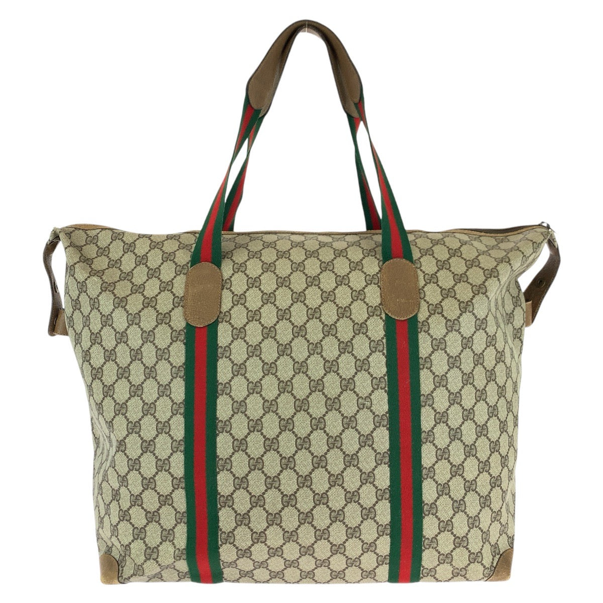 Gucci Interlocking Supreme 2Way Bag Canvas Travel Bag