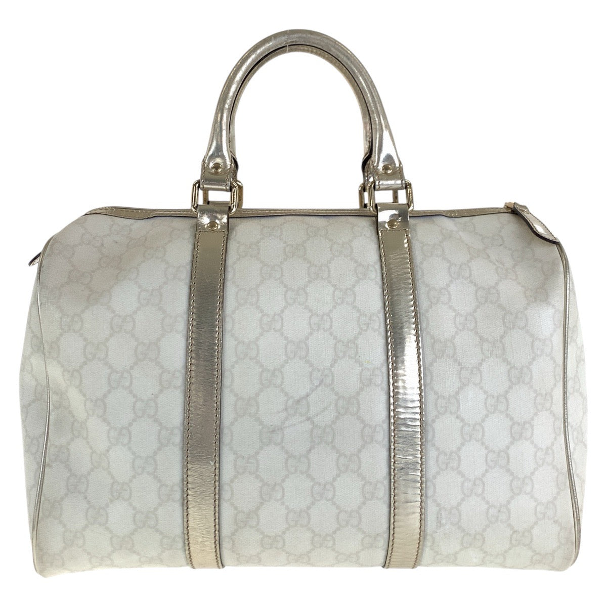 Gucci Supreme Boston Bag Leather Canvas Travel Bag