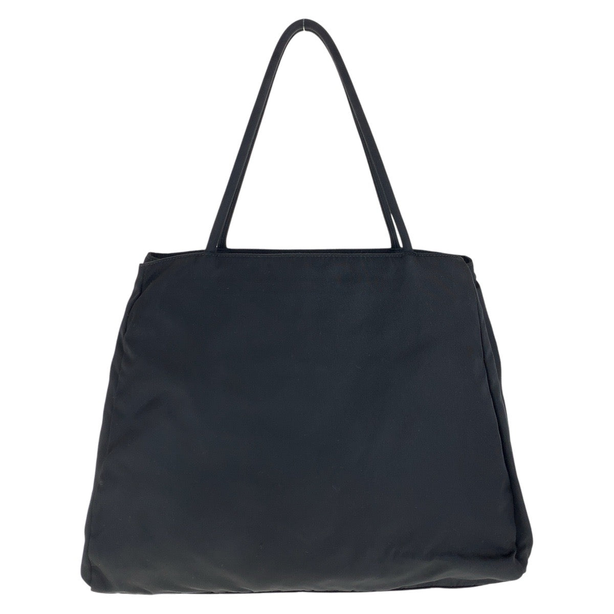 Prada Tessuto Triangle Plate Tote Bag Nylon Logo