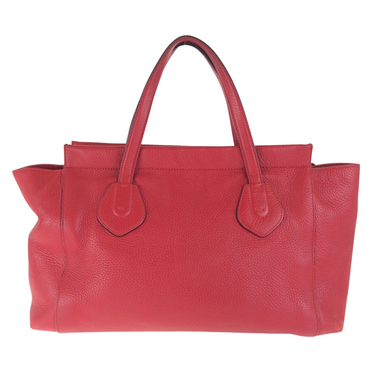 Gucci Leather Red Gold Shoulder Bag