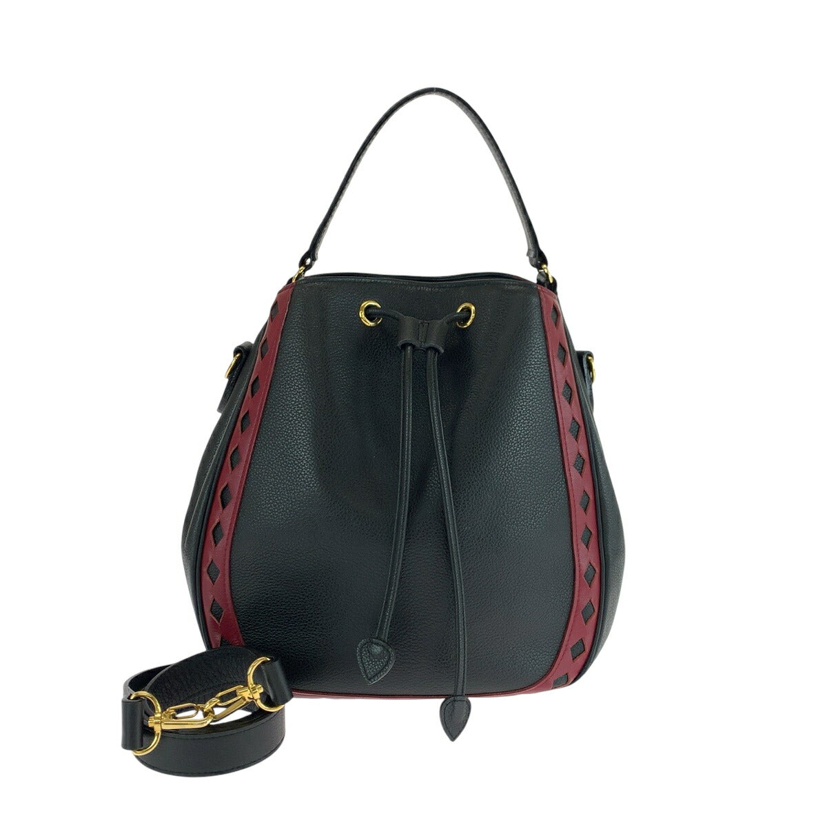 YSL Saint Laurent Yves 2Way Bag Leather Travel Bag 2Way Bag 1
