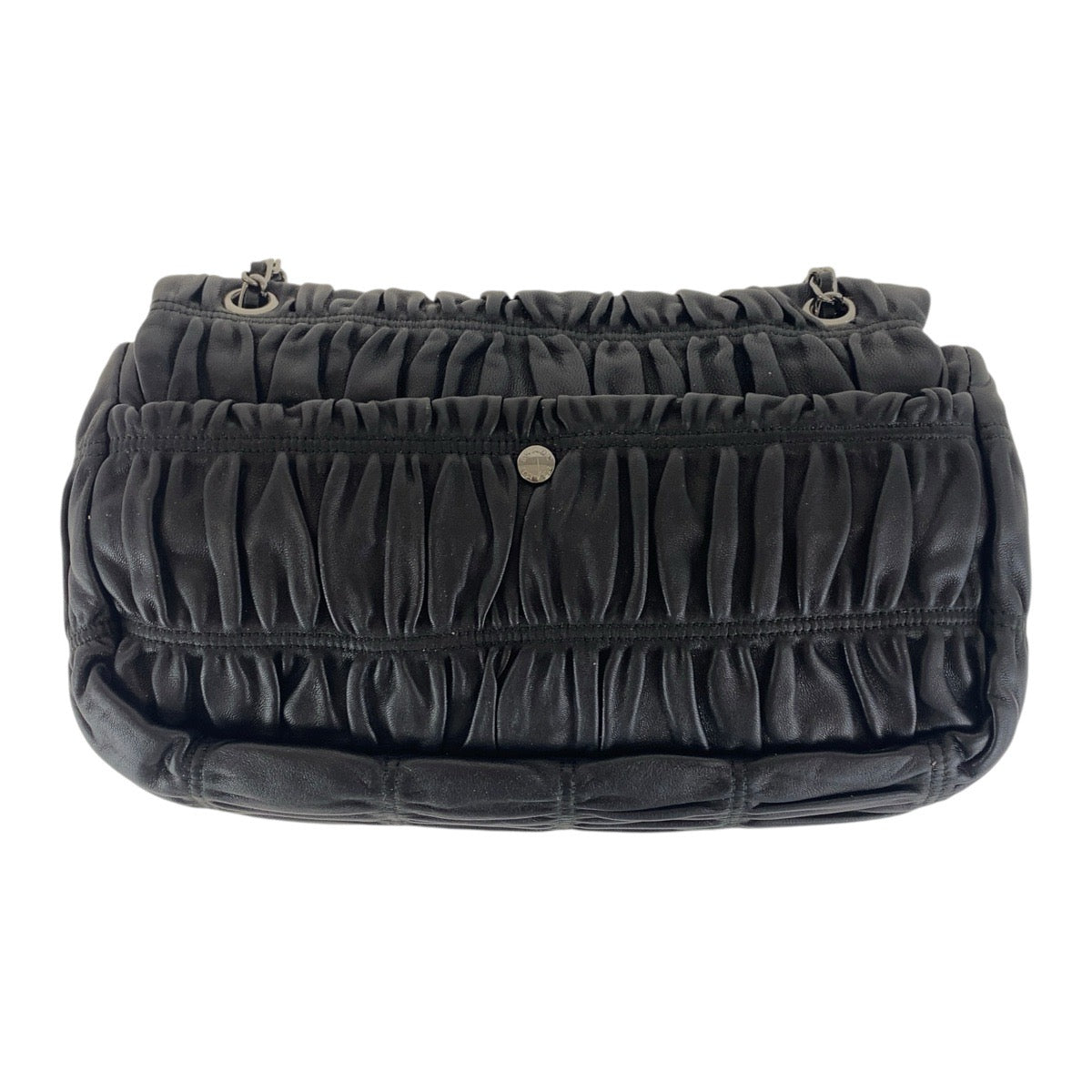 Shoulder Bag Silvermetal Crossbody Chain Shoulder Bag Leather Black Crossbody Bag