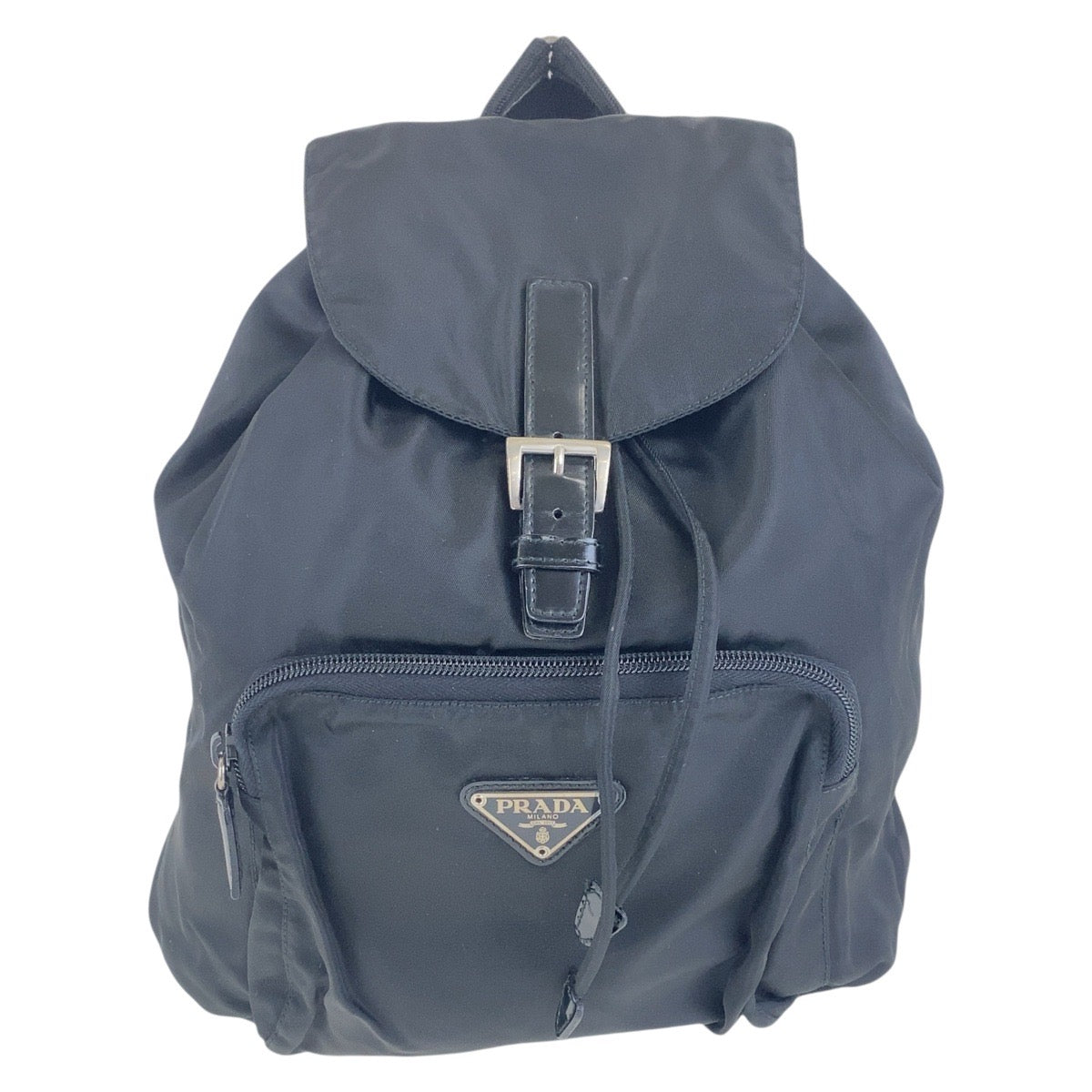 Prada Tessuto Triangle Plate Backpack Nylon Logo Nylon Backpack 501772