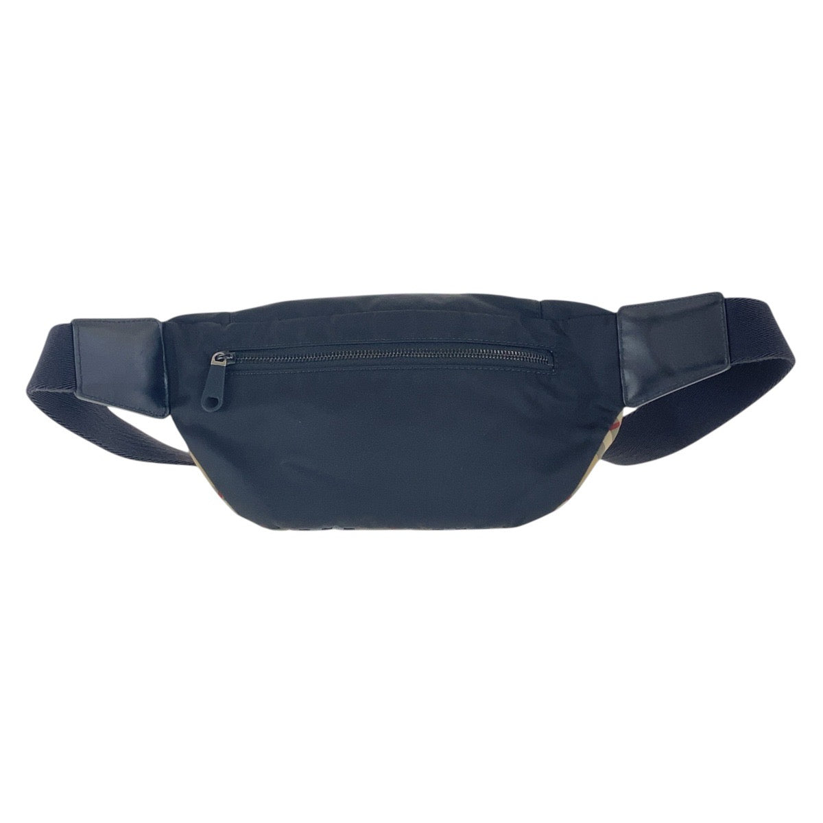 Burberry Sling Bag Sling Bag Bum Bag Unisex Check Nylon Black Beige Crossbody Bag