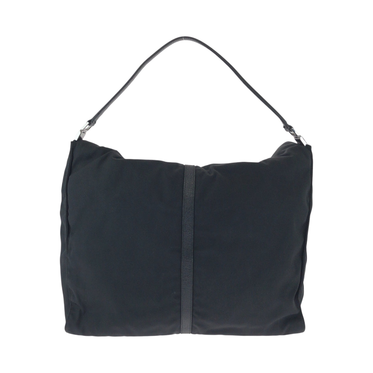Gucci 001 GG SilverMetal Jackie Canvas Black Shoulder Bag