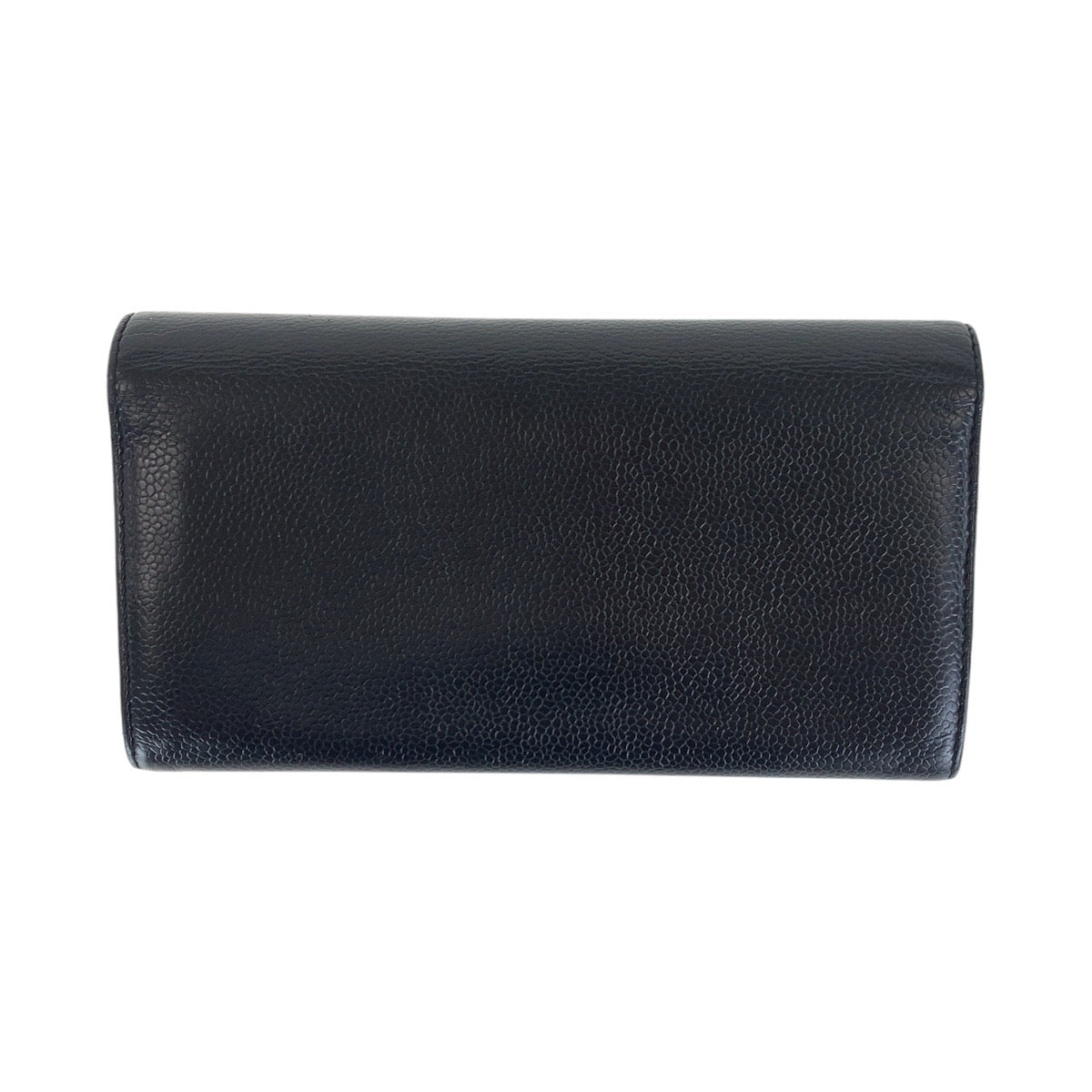 Chanel Caviar Skin Coco Mark Long Wallet 2217****