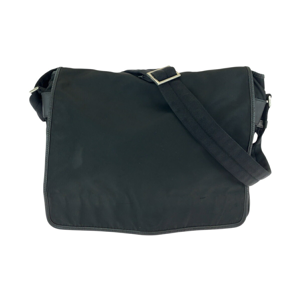 Prada Tessuto Triangle Plate Shoulder Bag Nylon Logo Shoulder Bag V158