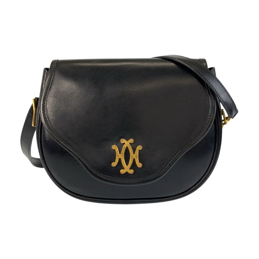 Shoulder Bag Goldmetal Shoulder Bag Pochette Women Leather Black