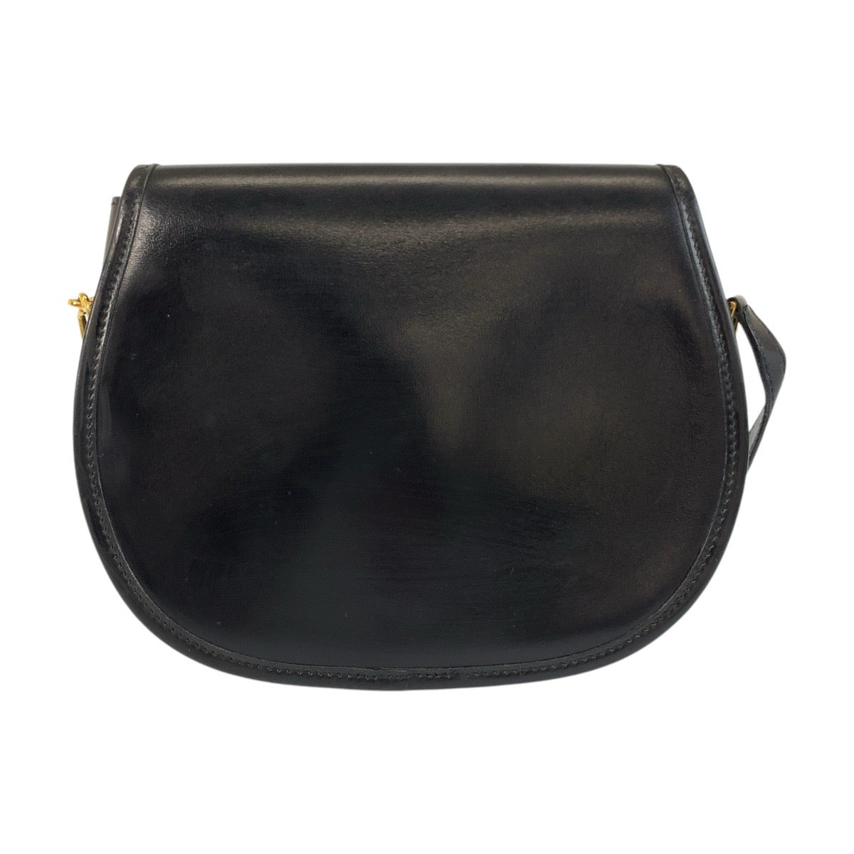 Hermes Shoulder Bag Goldmetal Shoulder Bag Pochette Women Leather Black