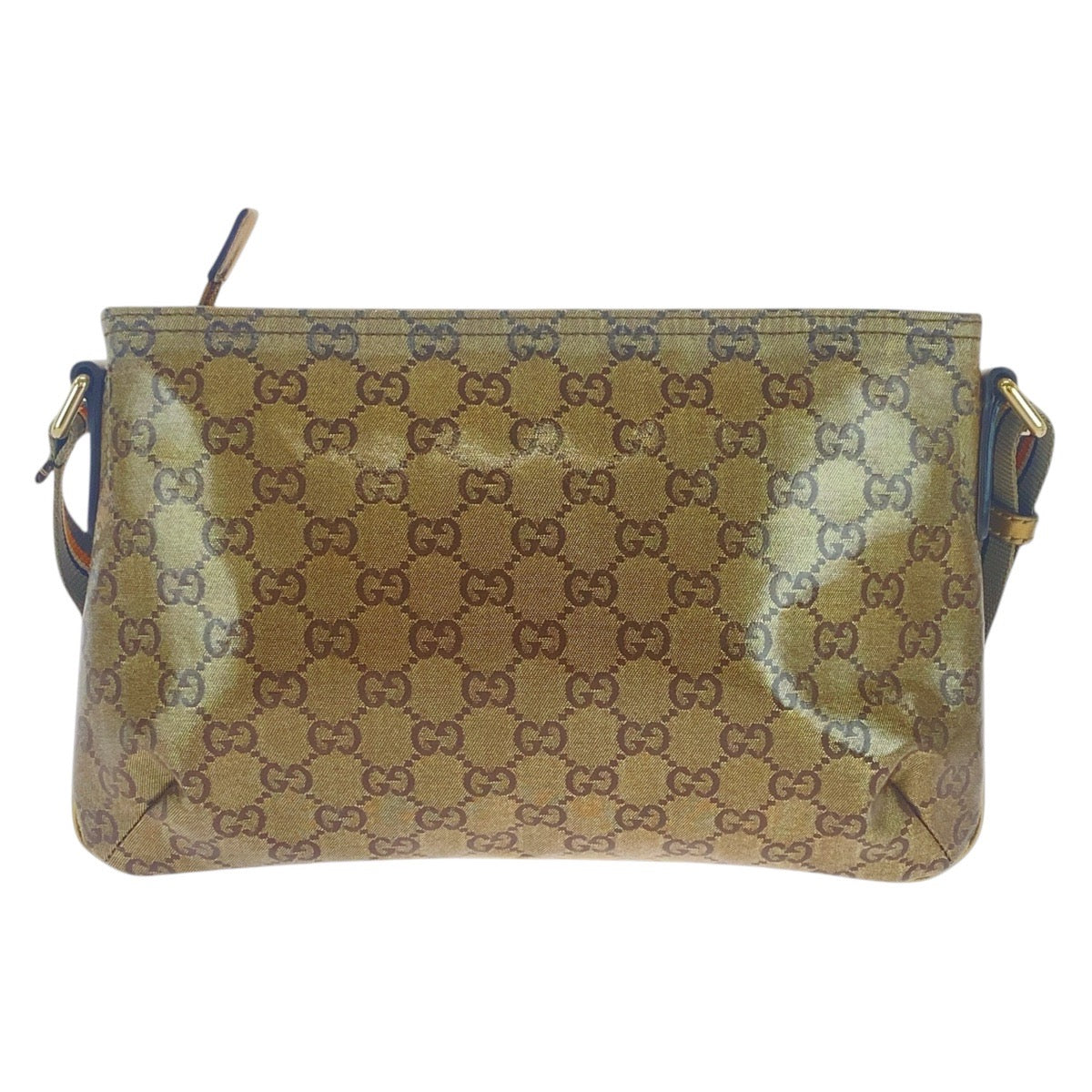 Gucci Coated GG crystal Unisex Canvas Beige Crossbody Bag
