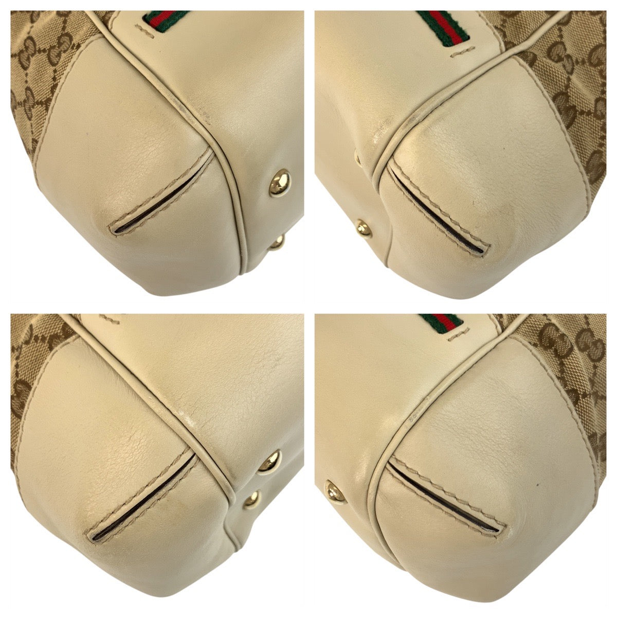 Gucci Mayfair 2Way Bag Canvas Travel Bag