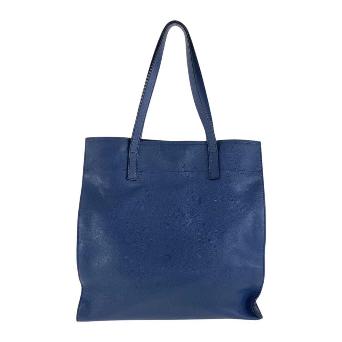 Tote Bag S Navy Silvermetal Tote Bag Leather Shoulder Bag