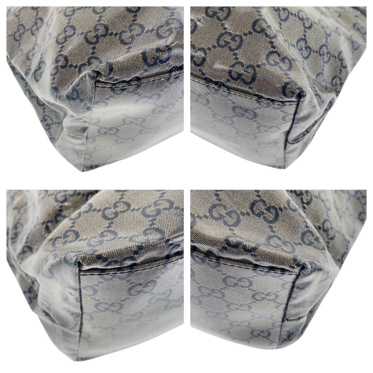 Gucci Coated Canvas Black Gray Apparel