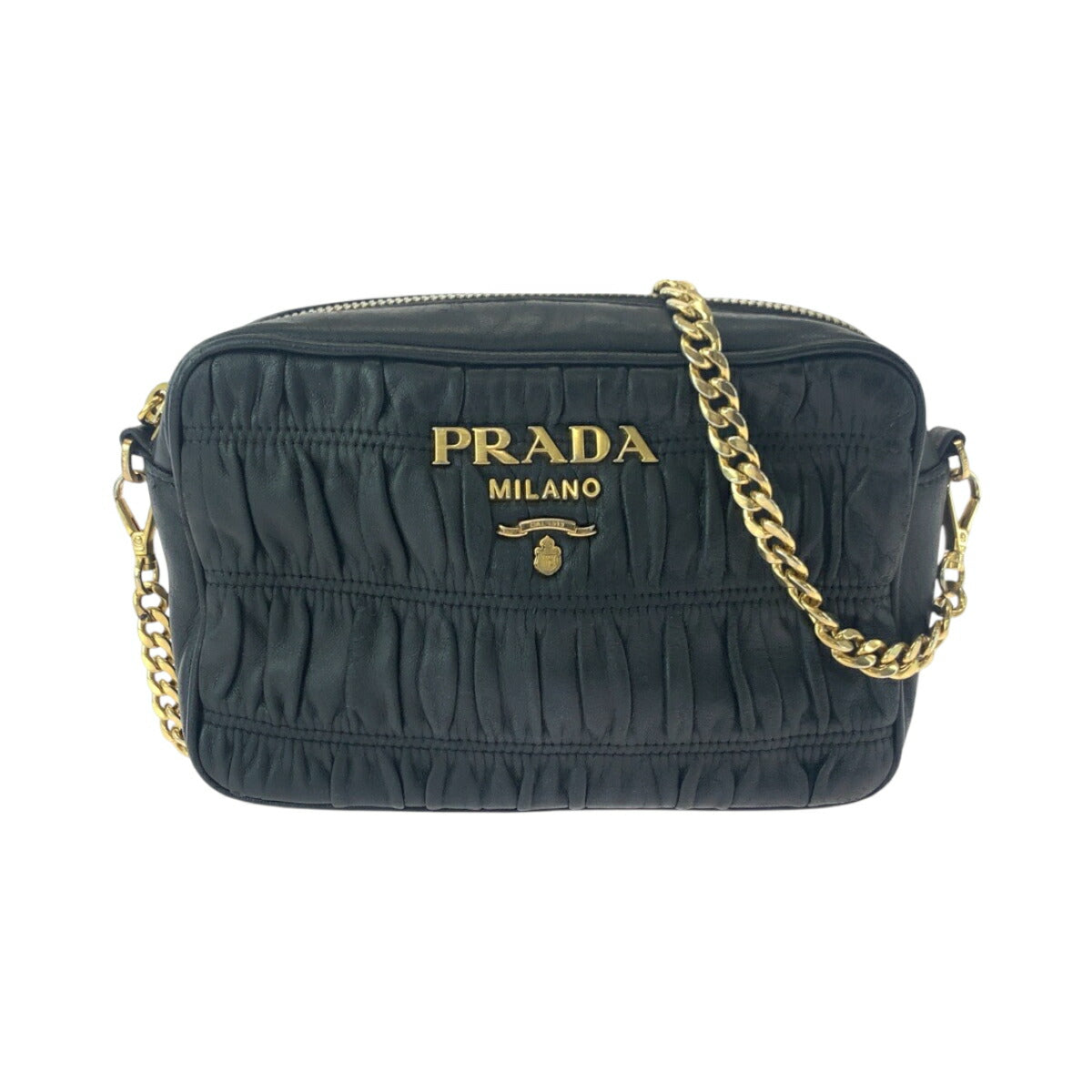 Prada 1Bh112 Nappa Shoulder Bag Leather Chain