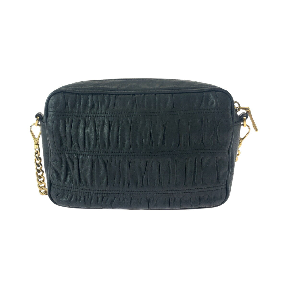 Prada 1Bh112 Nappa Shoulder Bag Leather Chain