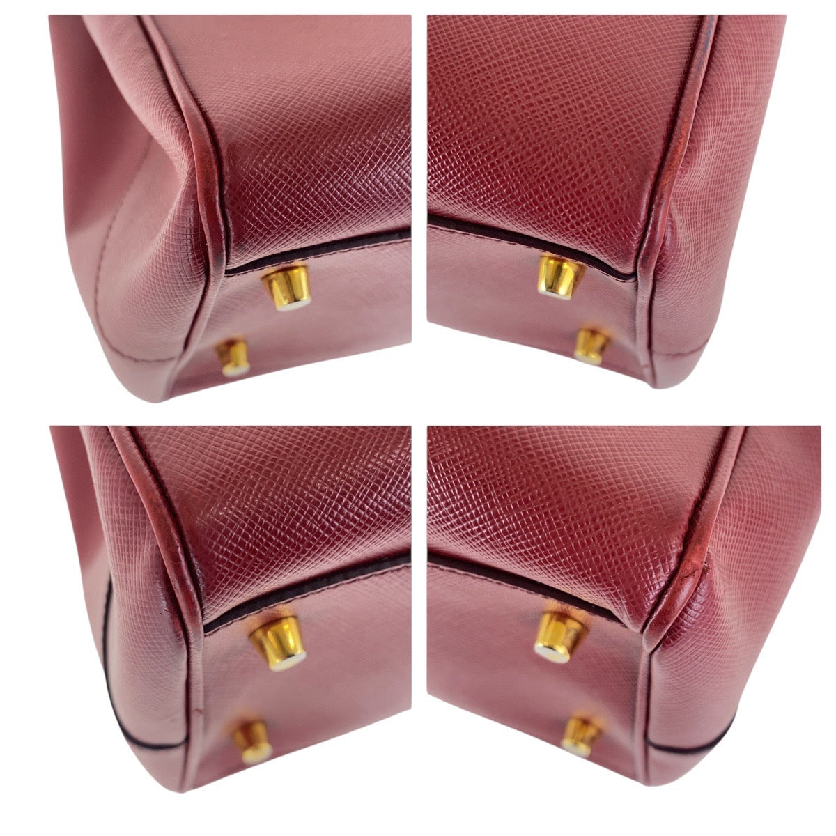 Prada Galleria 2Way Bag Leather Saffiano Travel Bag 2Way Bag Leather