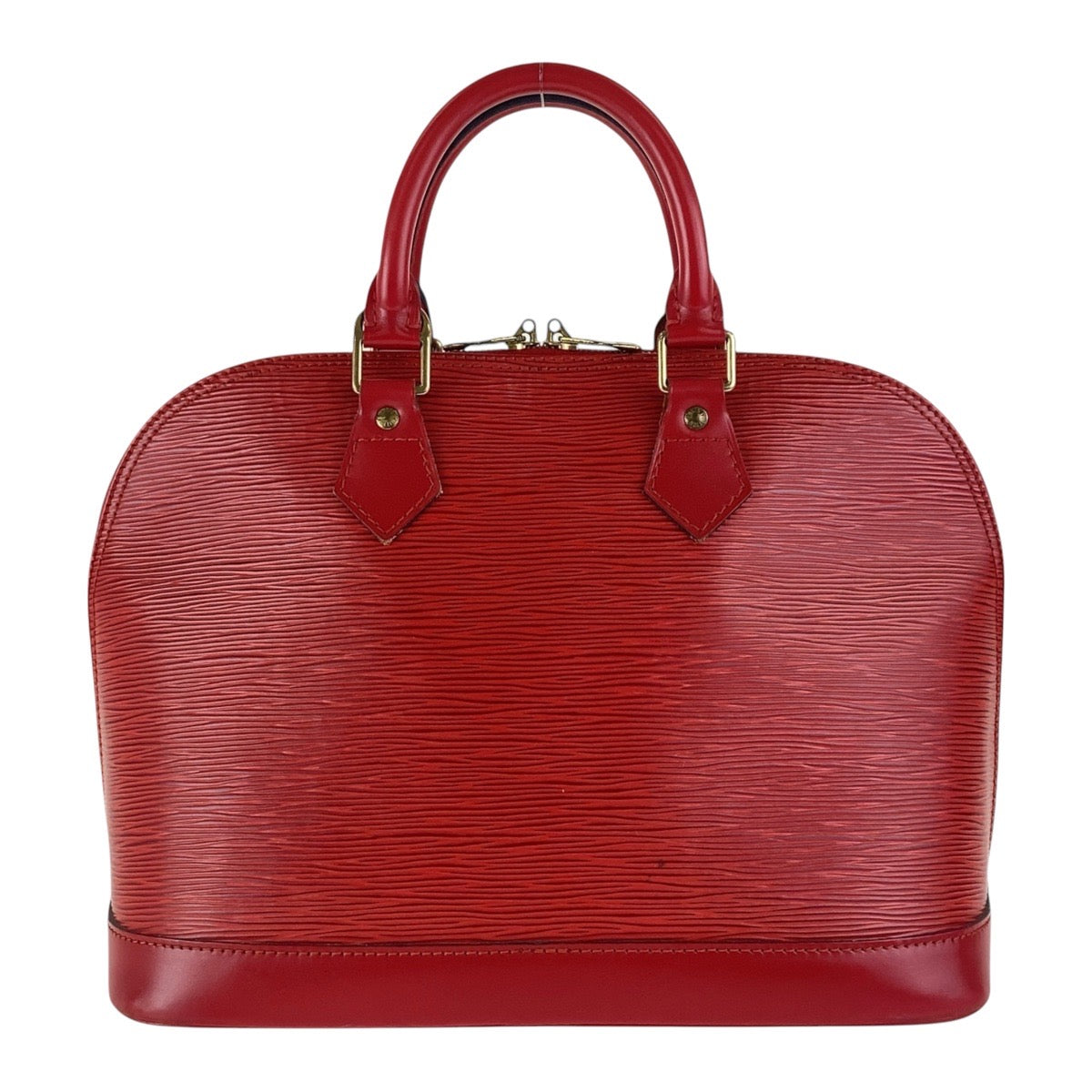 Louis Vuitton M40850 Epi Leather Red Gold Tote Bag