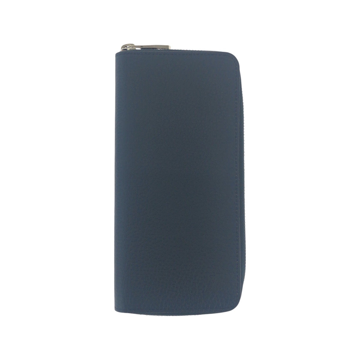Louis Vuitton Long Purse M58865 e Zippy Leather Blue Silver Navy Wallet Case