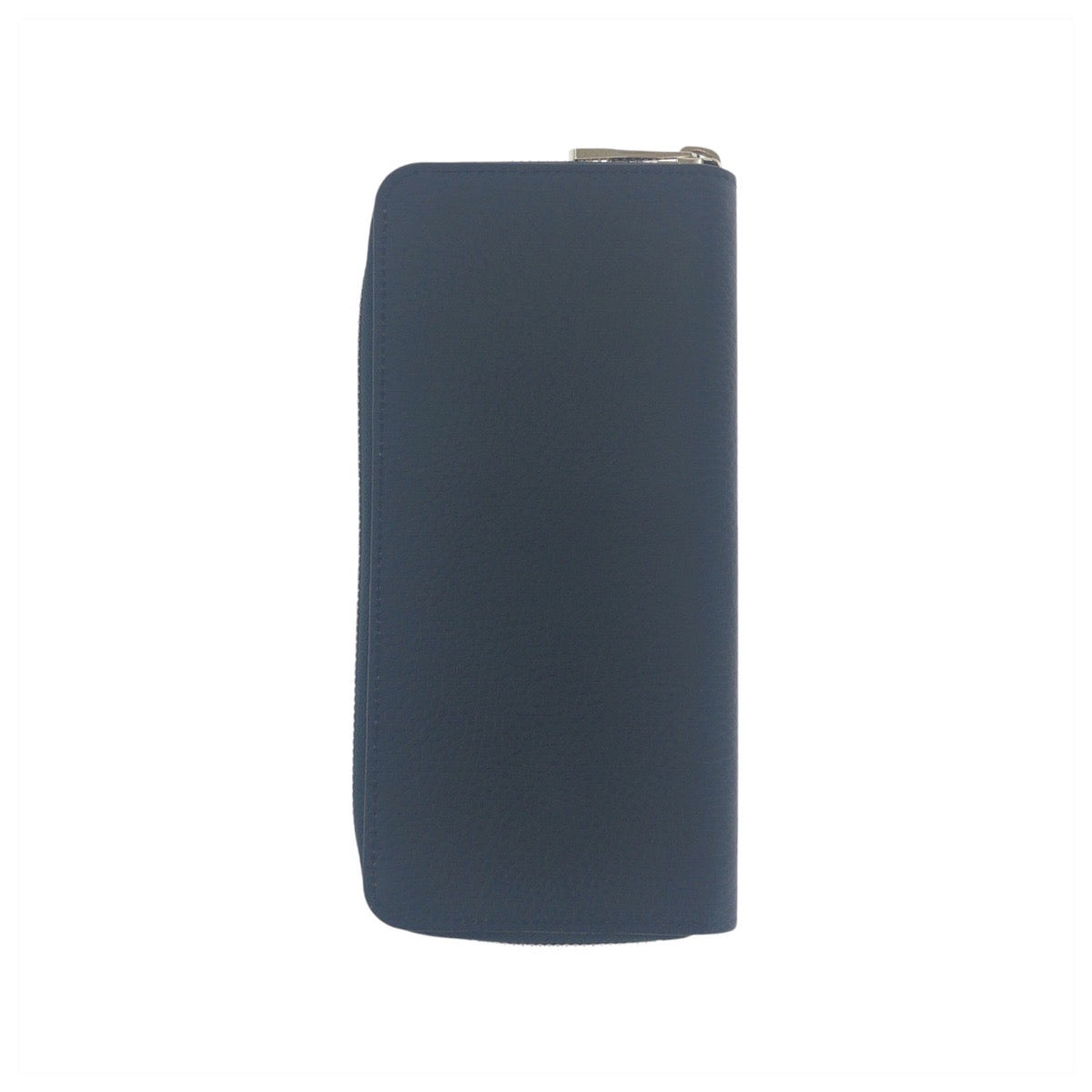 Louis Vuitton Long Purse M58865 e Zippy Leather Blue Silver Navy Wallet Case