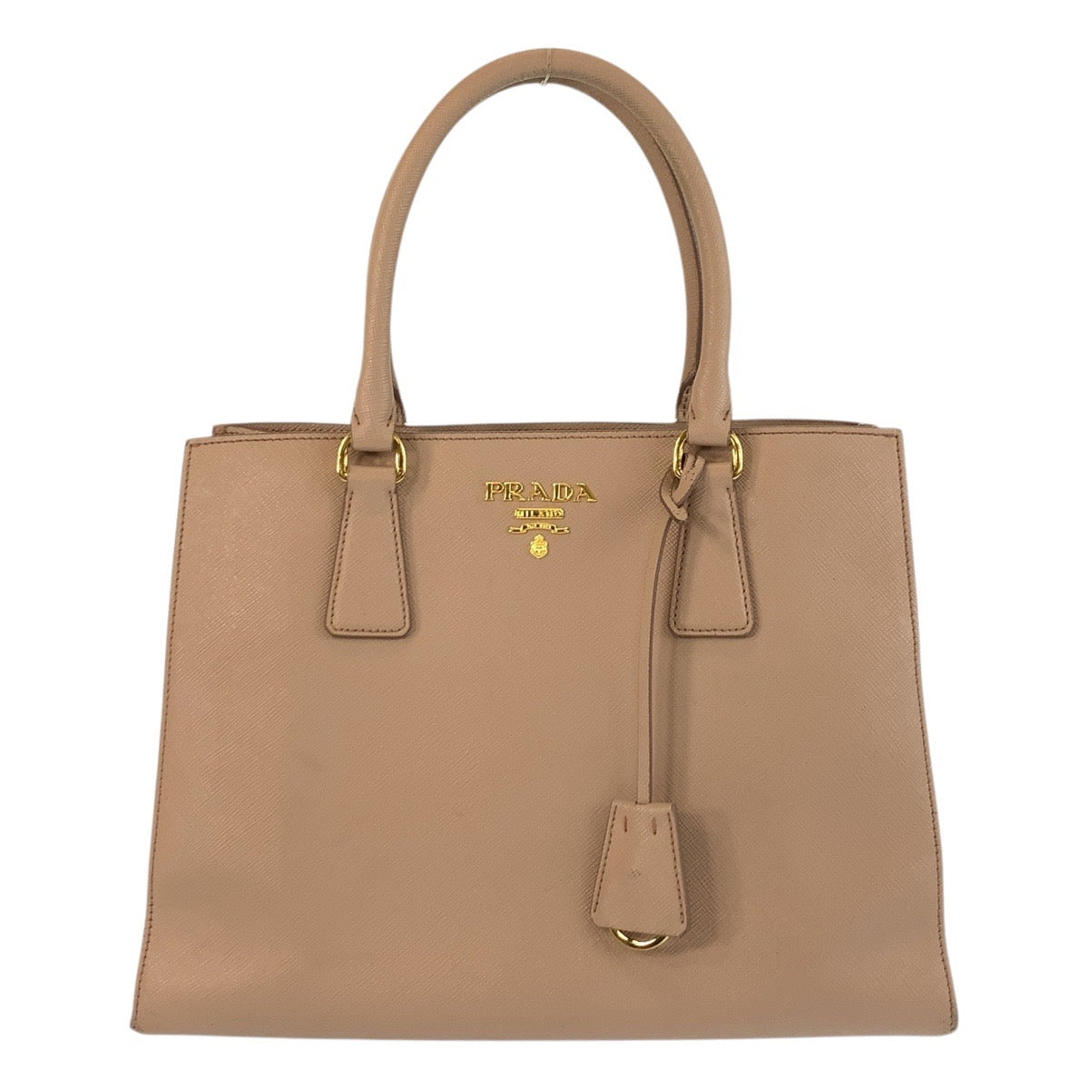 Tote Bag Gold Metal Tote Bag Handbag Leather Beige