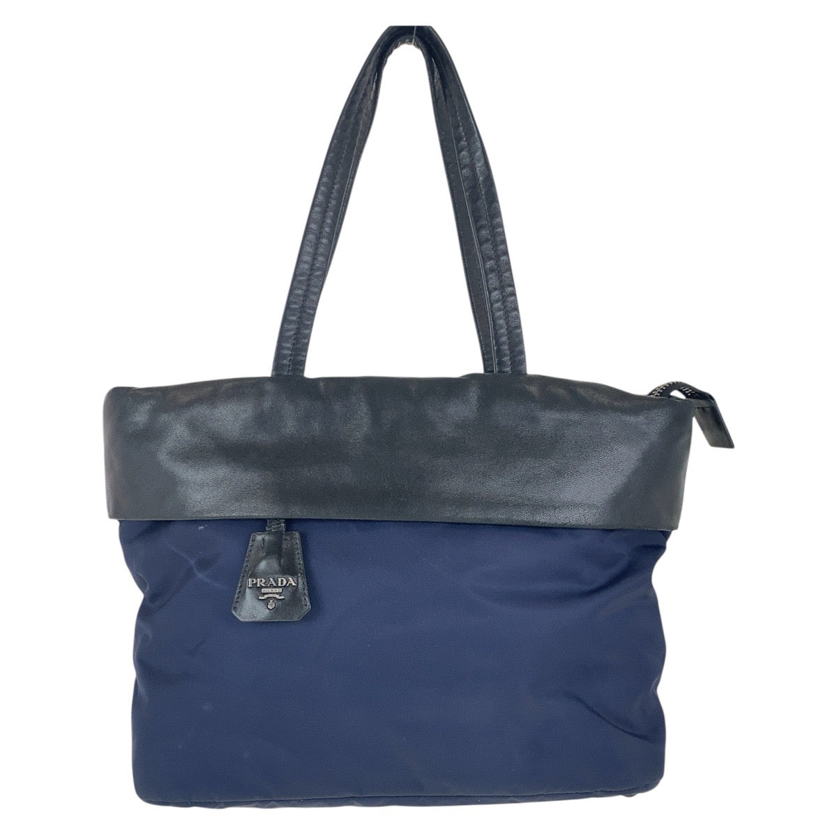 Prada Tessuto Triangle Bicolor 2Way Bag Logo Travel Bag