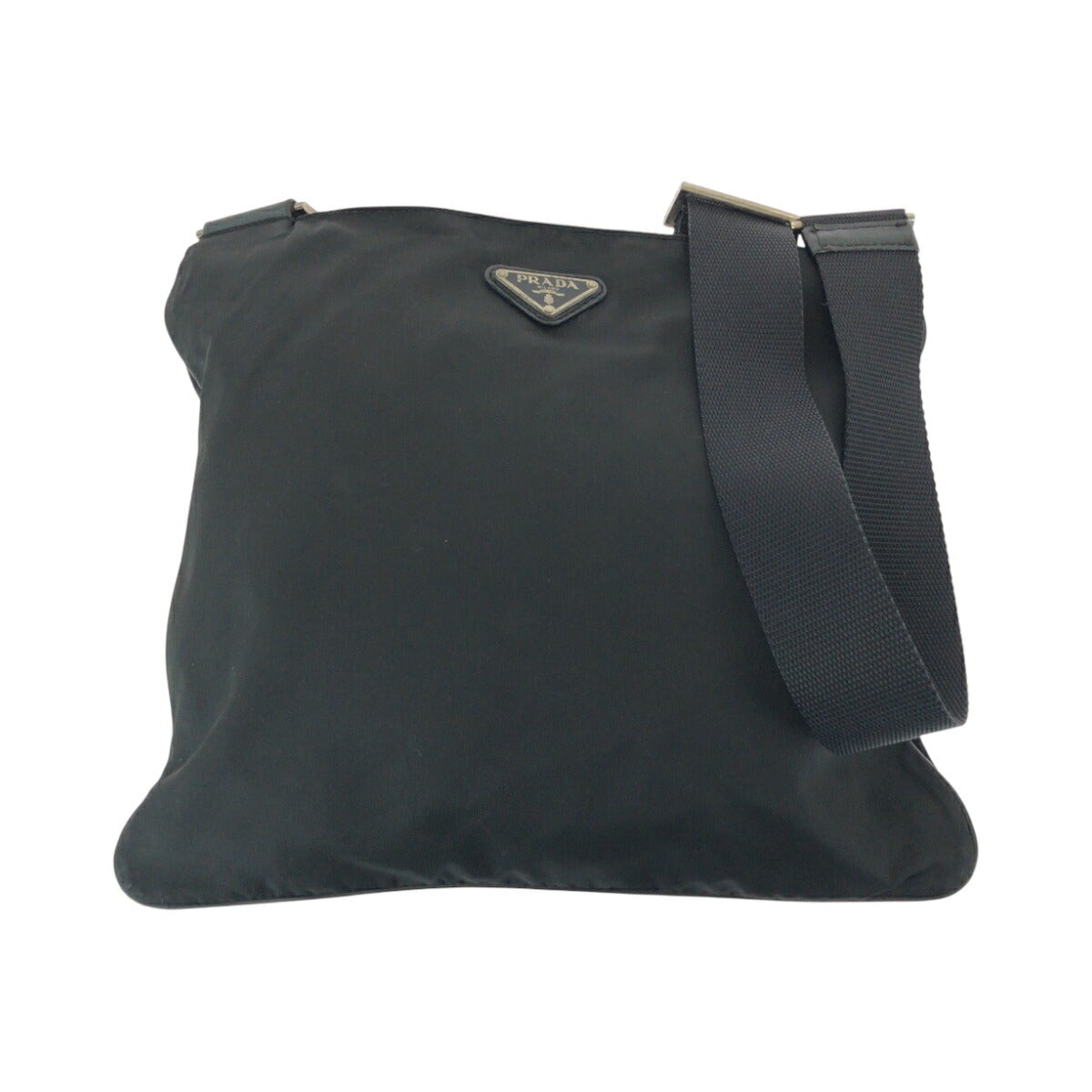 Prada Tessuto Triangle Plate Shoulder Bag Nylon Logo Shoulder Bag 502061