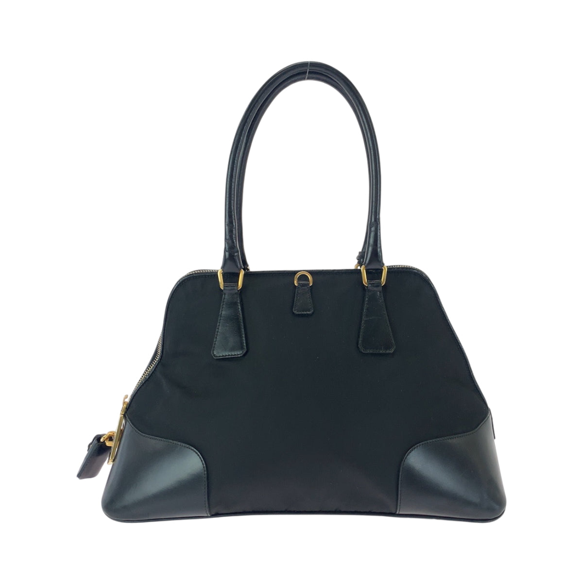 Goldmetal Handbag Tote Bag Shoulder Bag Test Nylon Black