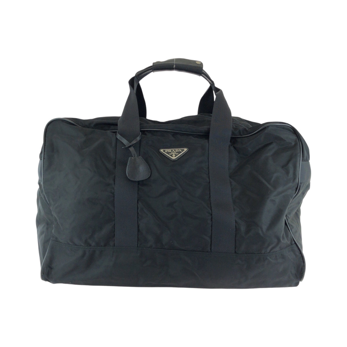 Boston Duffel Bag Silvermetal Boston Duffel Bag Nylon Black Travel Bag Logo Mens