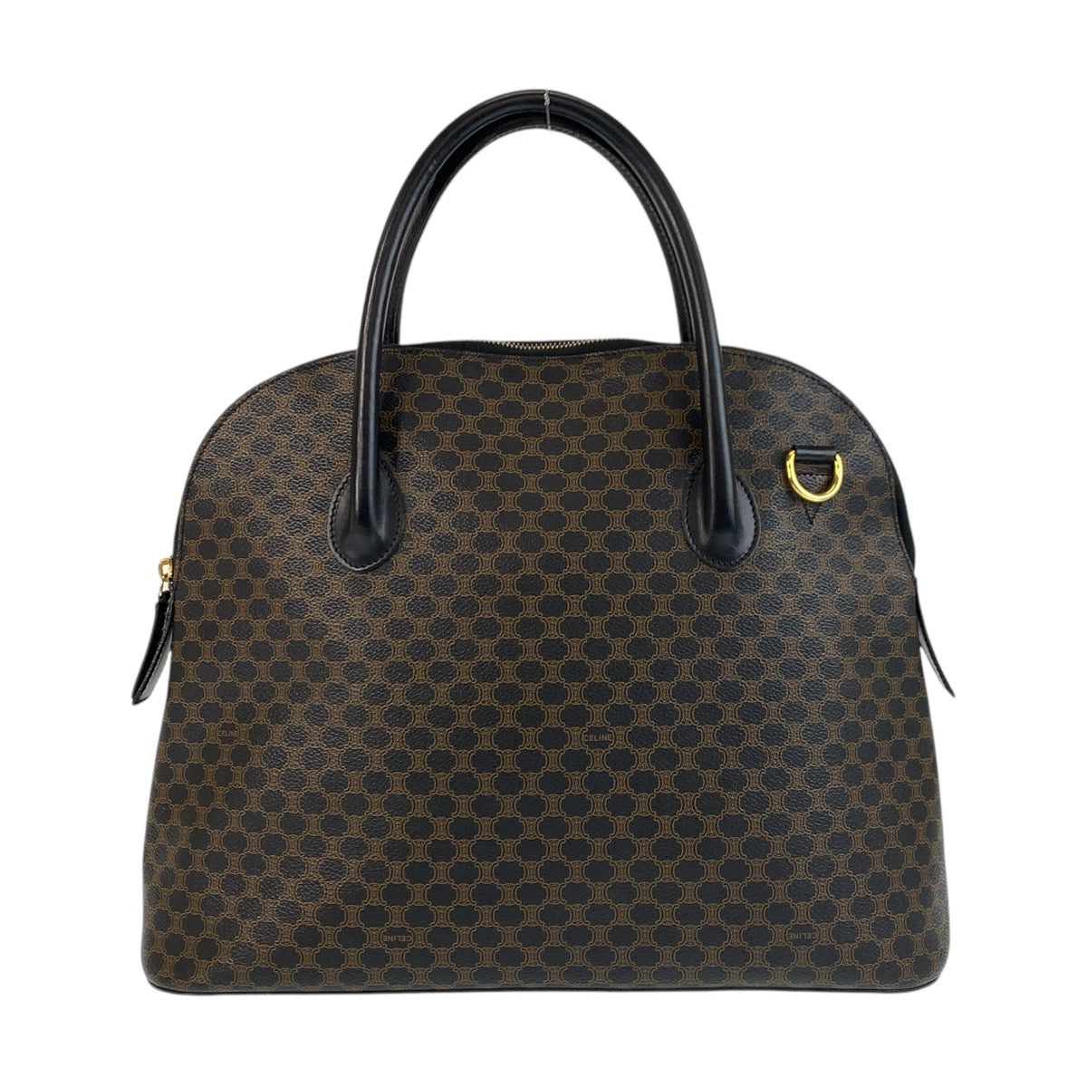 Mc Pvc, Gold Metal Macadam Women Leather Black Travel Bag