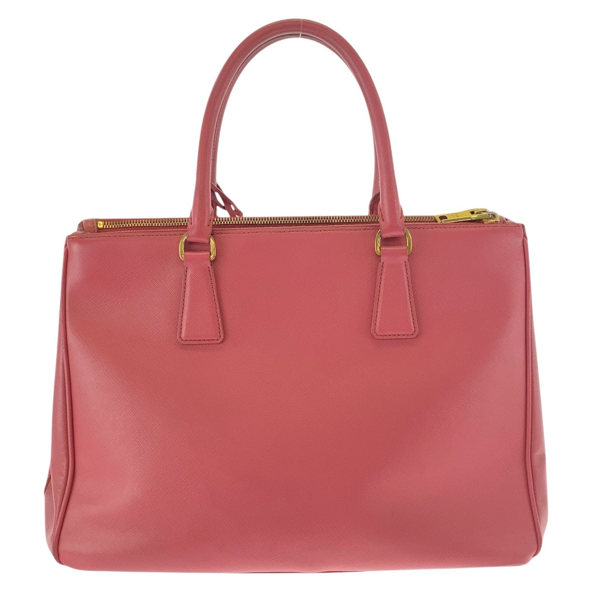 Prada 2Way Bag Q Leather Saffiano Pink Travel Bag