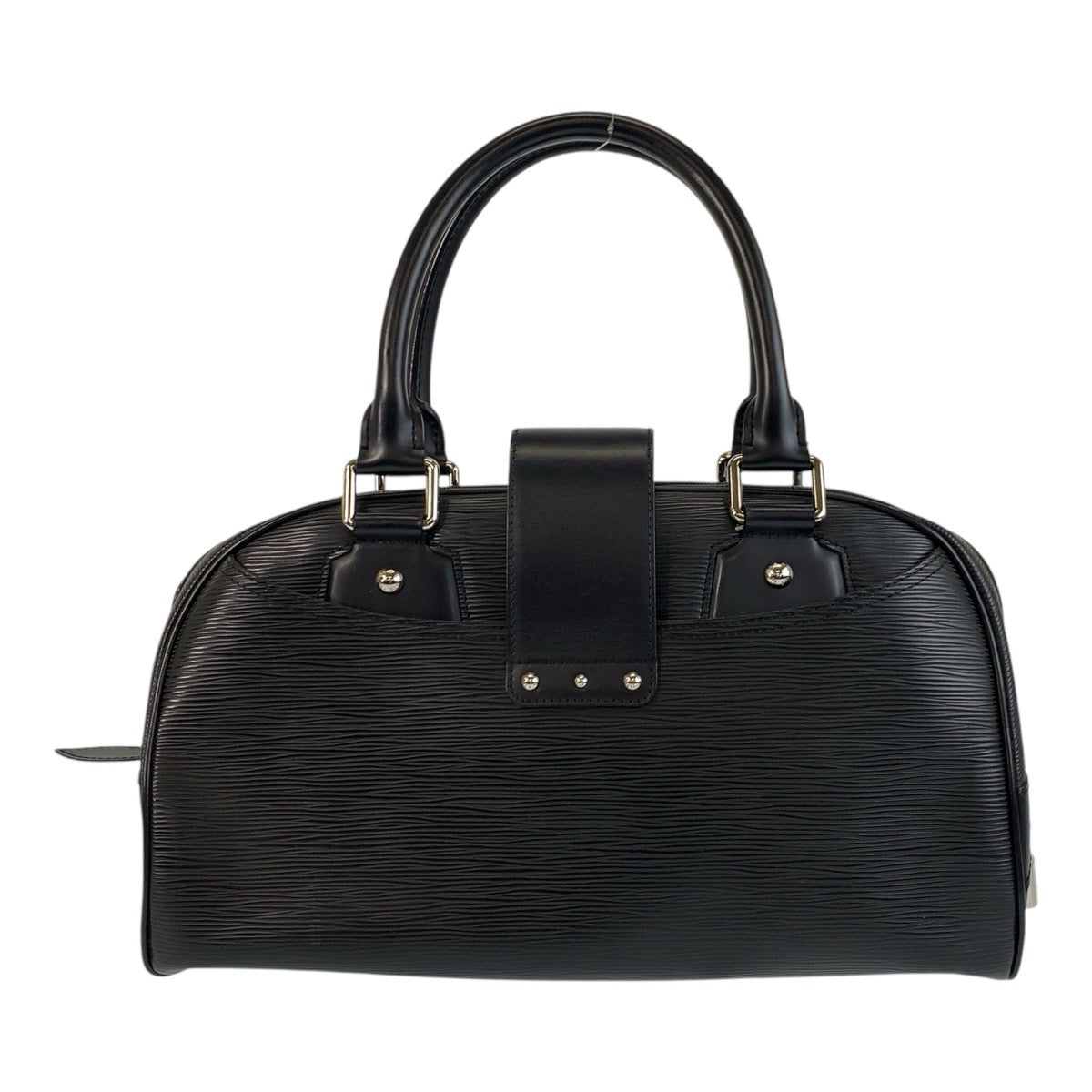 Louis Vuitton M59312 SilverMetal Epi Bowling Montaigne Leather Black Shoulder Bag