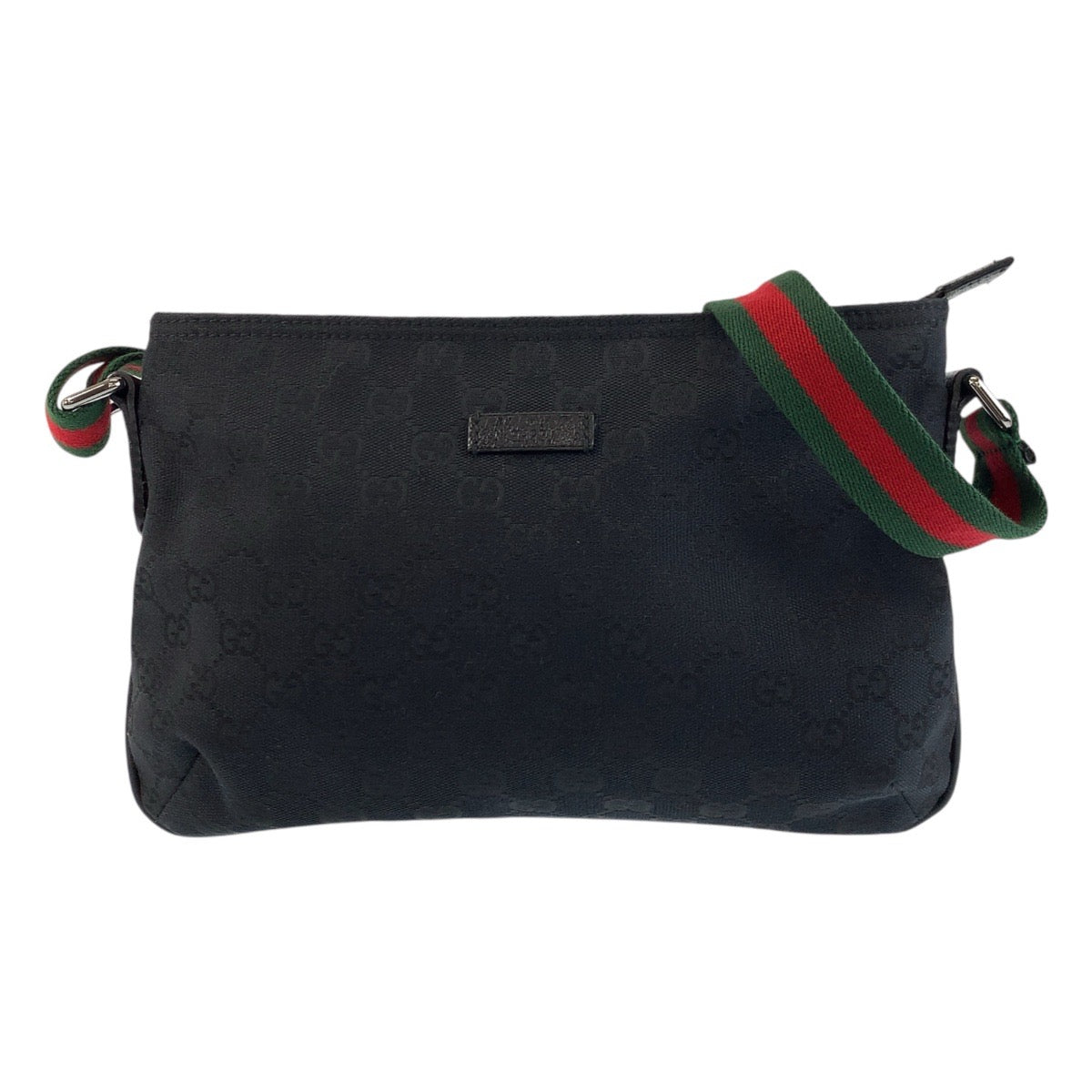 Gucci GG pochette Sherry line Canvas Black Shoulder Bag