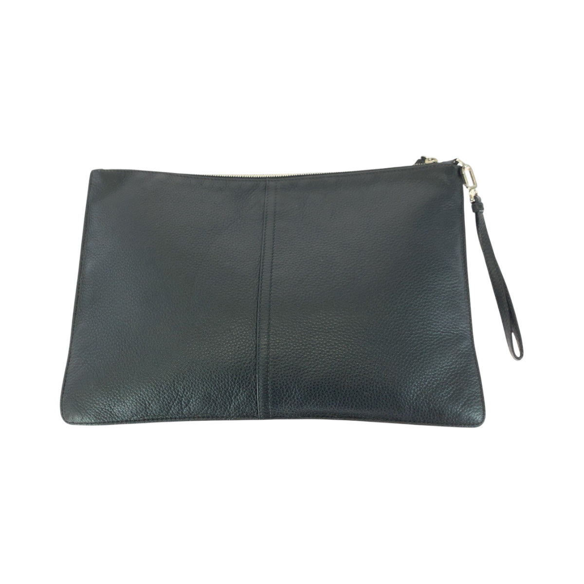 Clutch Bag Silvermetal Clutch Bag Business Bag Leather Black