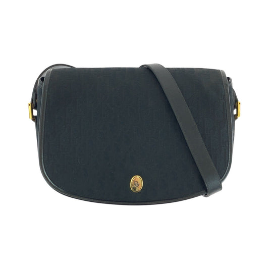 Dior Shoulder Bag , Goldmetal Shoulder Bag Pochette Leather Canvas