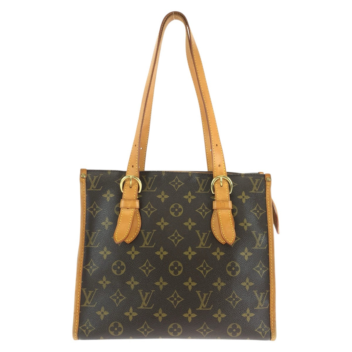 Louis Vuitton M40007 PVC Monogram Brown Gold Tote Bag 2