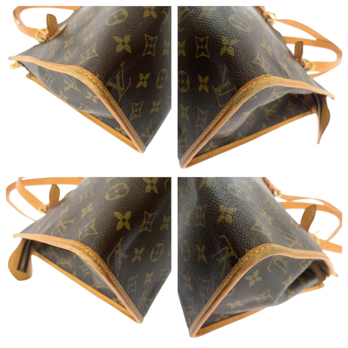 Louis Vuitton M40007 PVC Monogram Brown Gold Tote Bag 2
