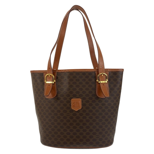 Tote Bag Mc Pvc, Metal Tote Bag Leather Brown Shoulder Bag