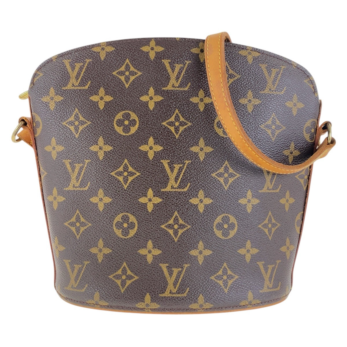 Louis Vuitton M51290 PVC uot Monogram Brown Gold Crossbody Bag