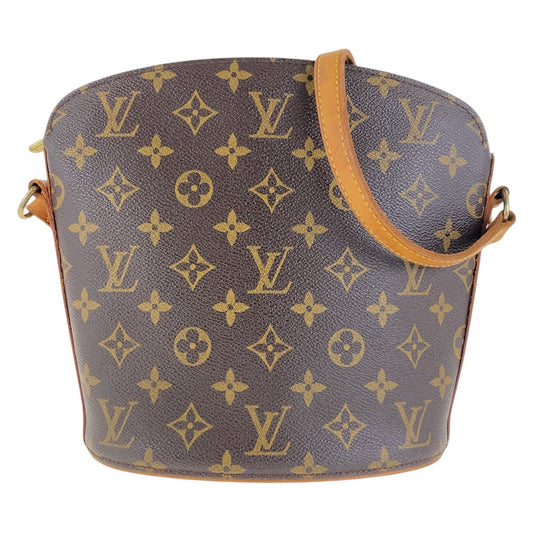Louis Vuitton M51290 PVC uot Monogram Brown Gold Crossbody Bag