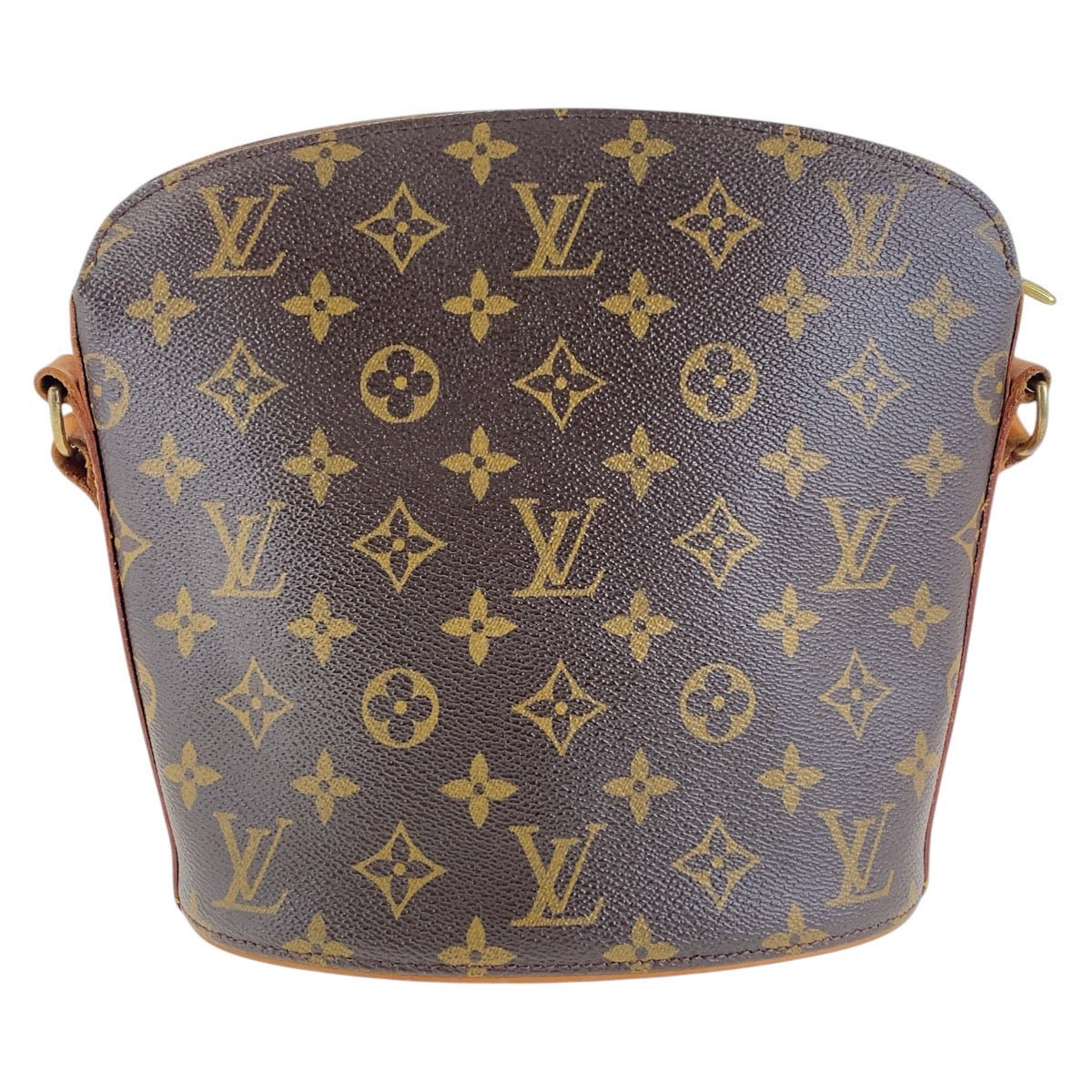 Louis Vuitton M51290 PVC uot Monogram Brown Gold Crossbody Bag