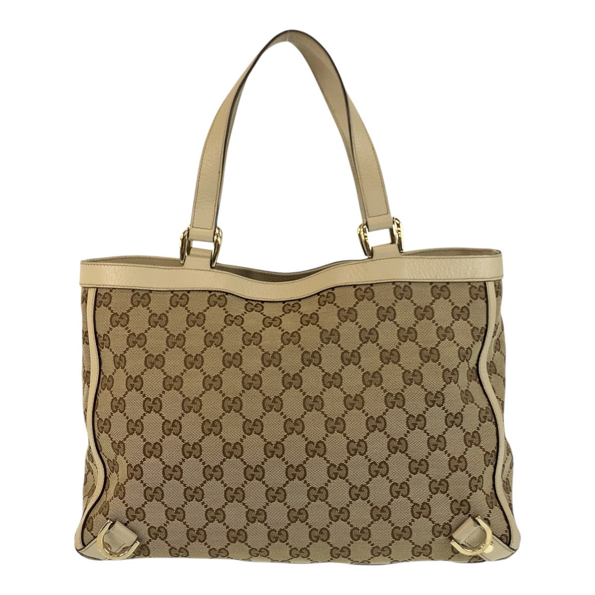 Gucci 2Way Tote Bag Leather Canvas Bag 170004
