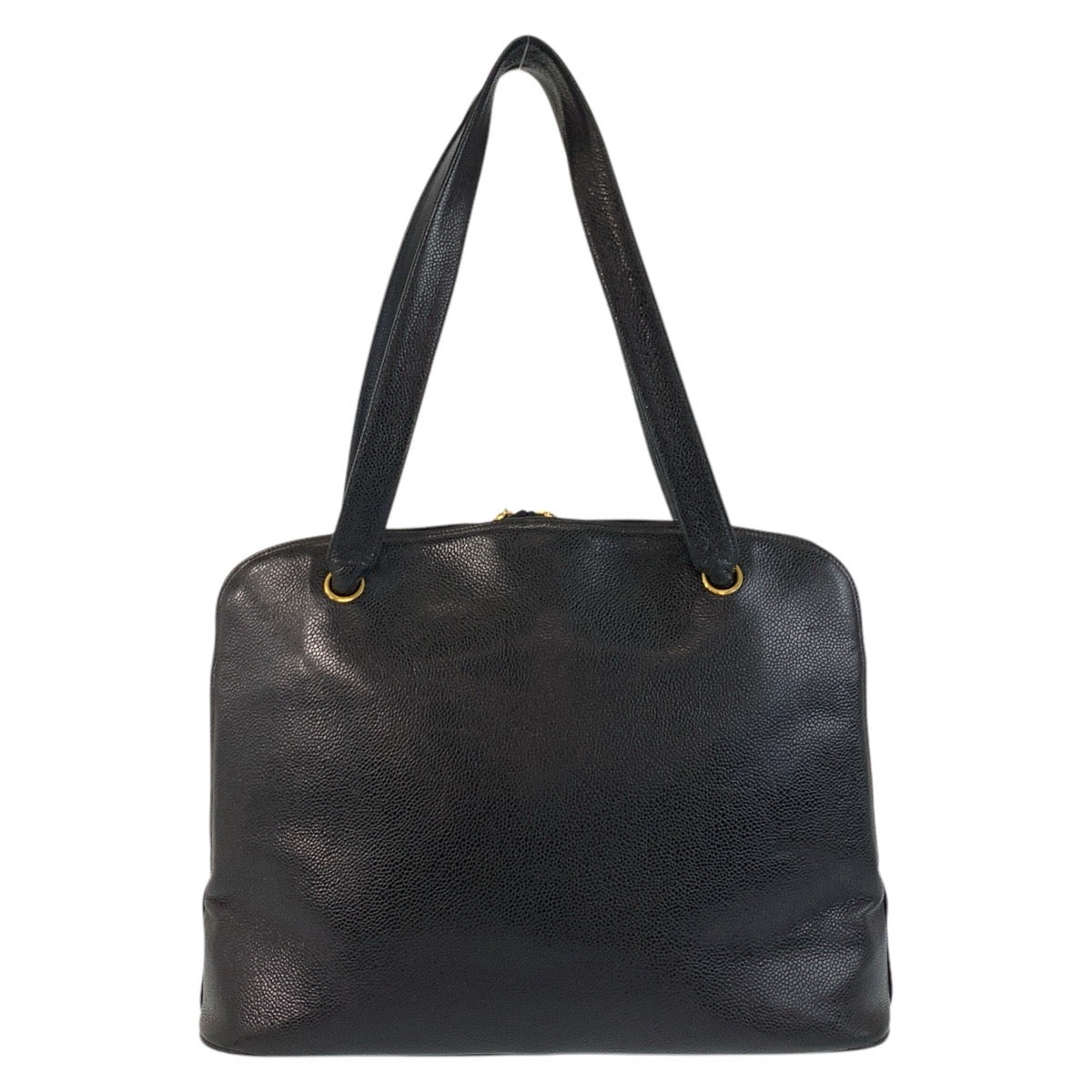 Chanel Caviar skin GoldMetal COCO Mark Black Shoulder Bag