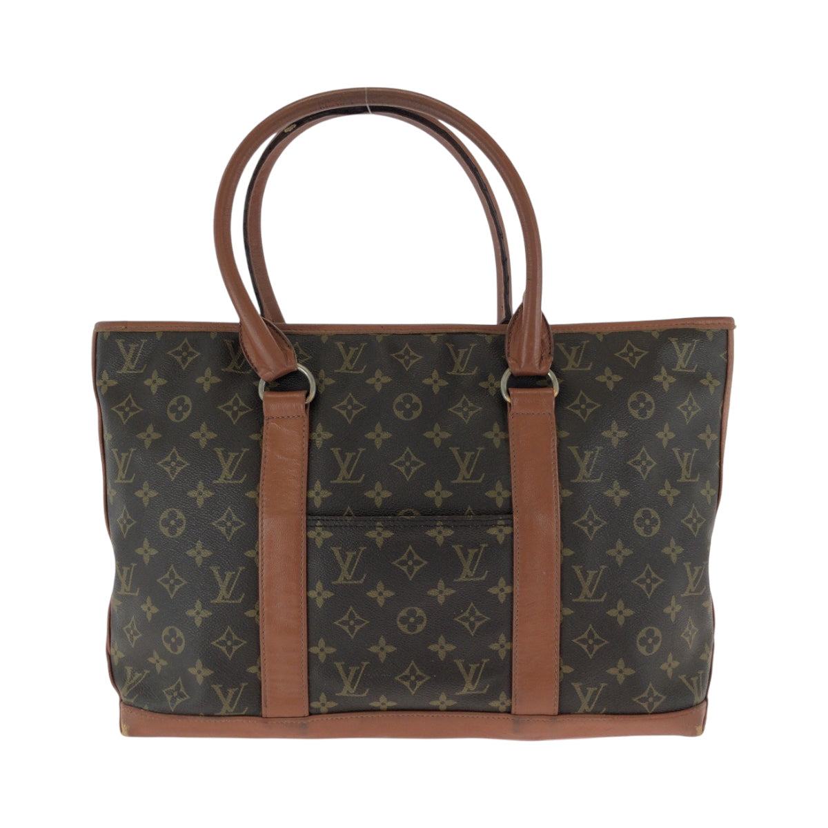 Louis Vuitton M42425 PVC weekend Monogram Brown Gold Shoulder Bag
